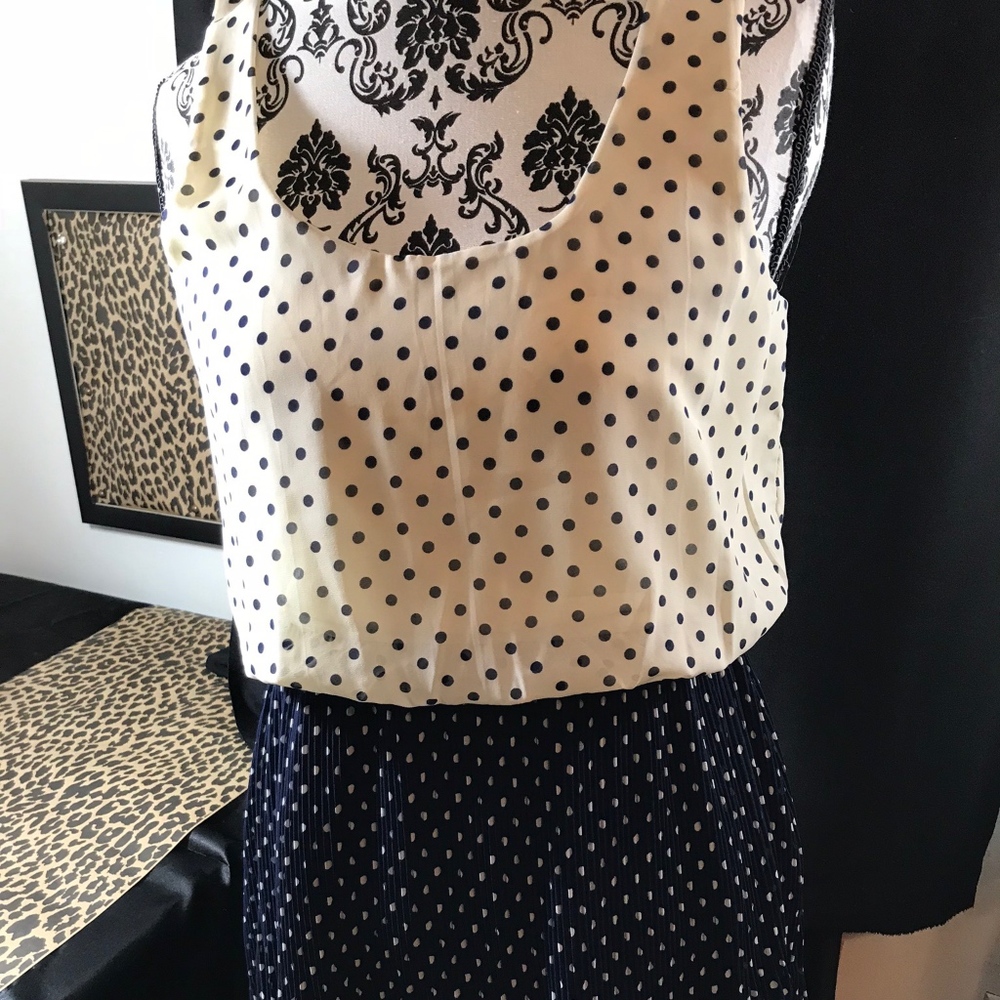 Pins & Needles Blue and White Dress